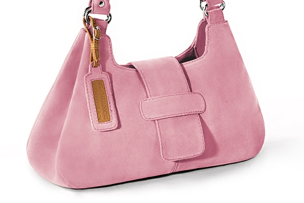 Handcrafted women's luxurious elegant handbag in premium carnation pink leather. Perfect for elevated everyday style.   
                Choose from our luxurious collections of leather and fabric to perfectly match your handbags to your outfits.
